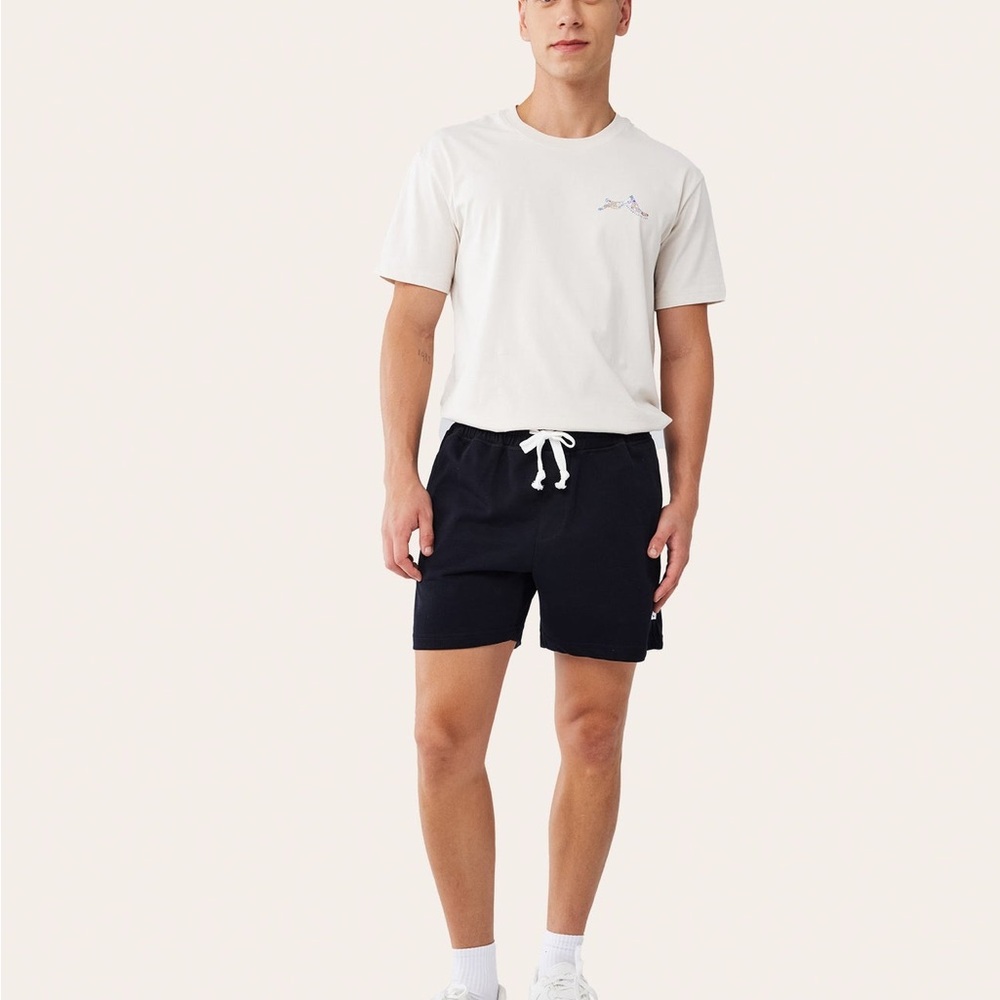 Maamgic Black Knitcozy Drawstring Everyday Knit Shorts‎ Size Large